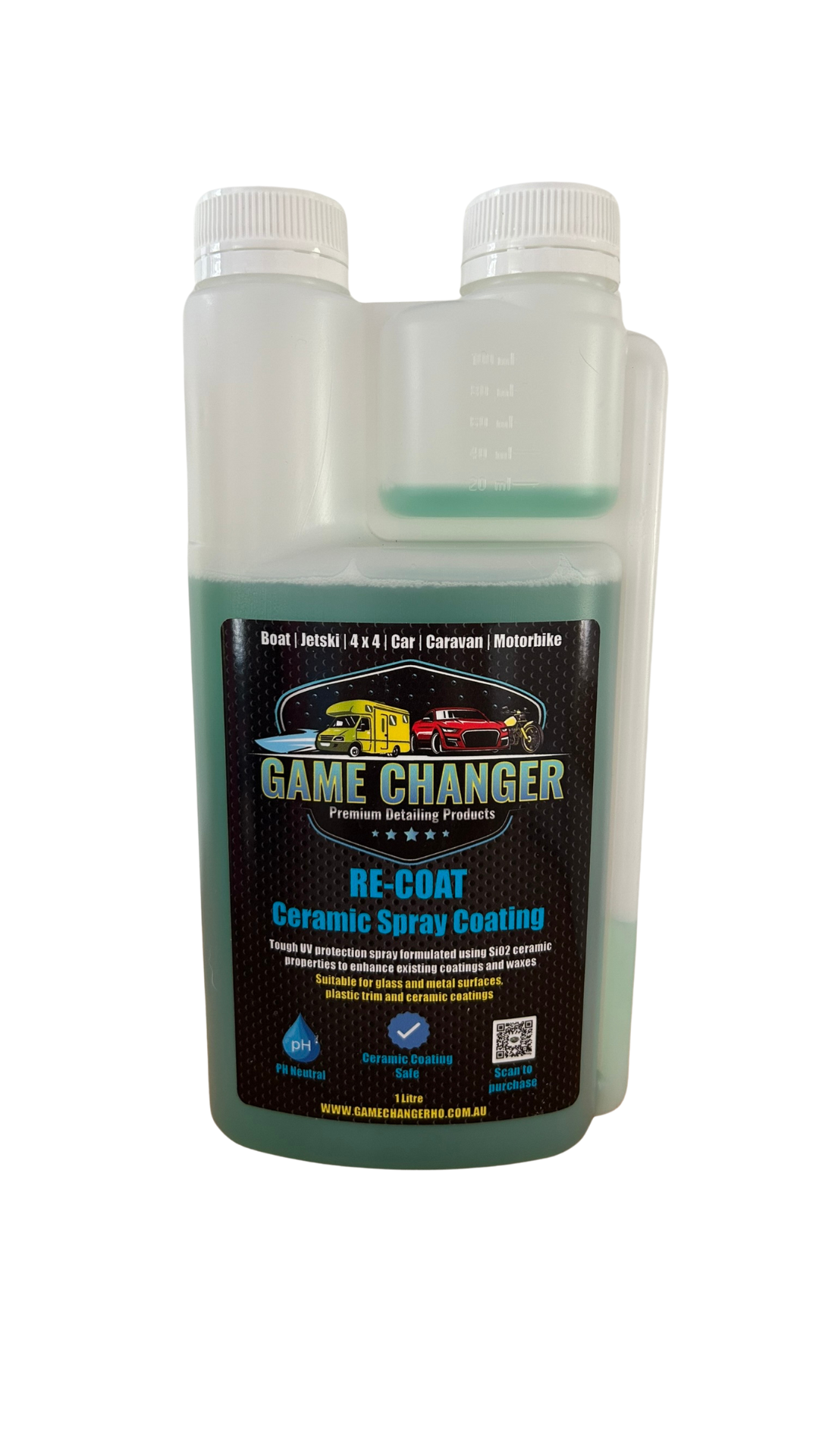 ReCoat Ceramic Spray Coating (1Ltr) Game Changer Detailing Products